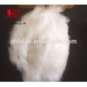 Blanco X Longitud de fibra de cachemira depilada blanca 20 / 22mm con 15.5 micras